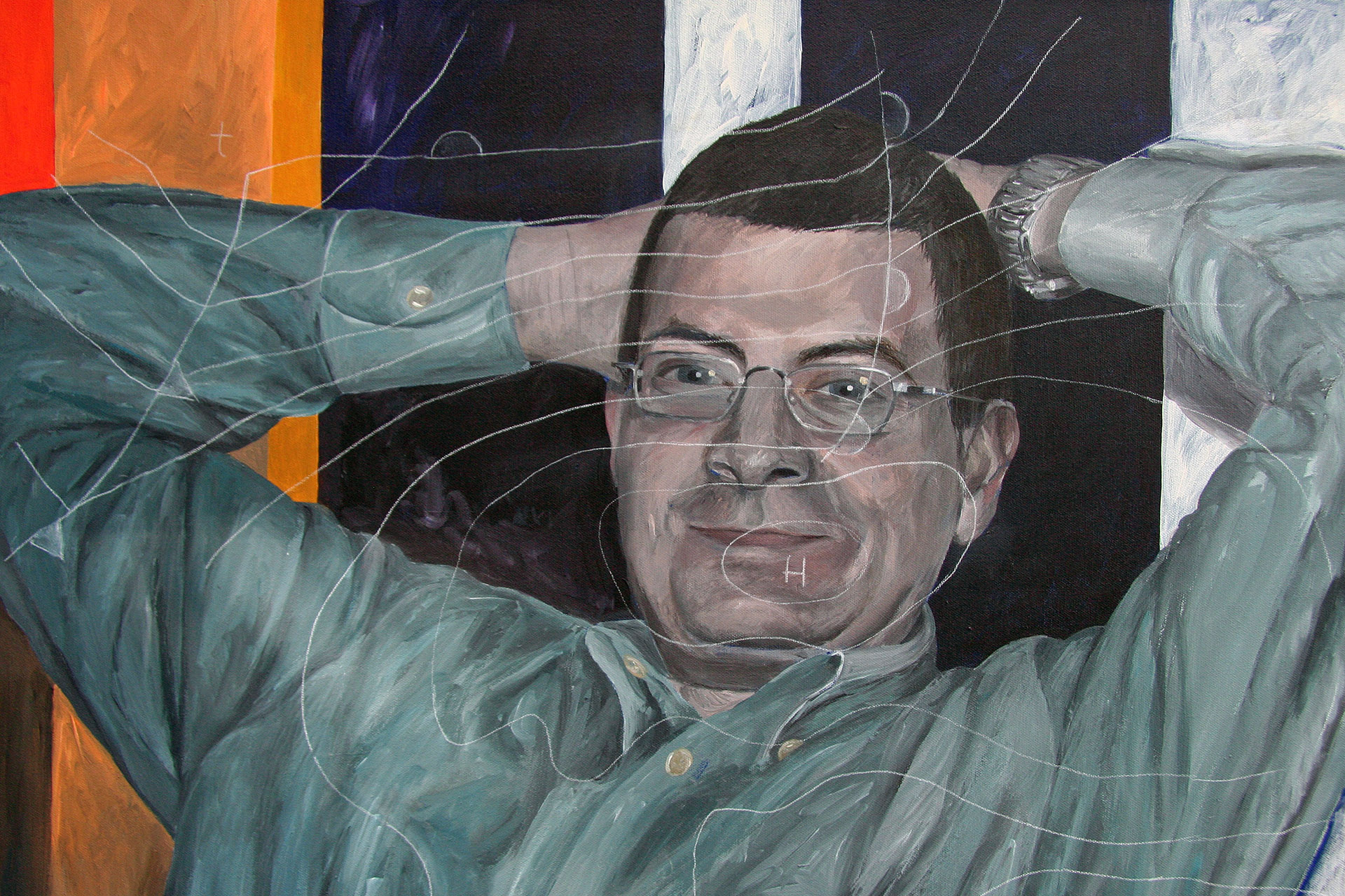 Stephan, 2006, Acryl auf Leinwand, 80x60 cm